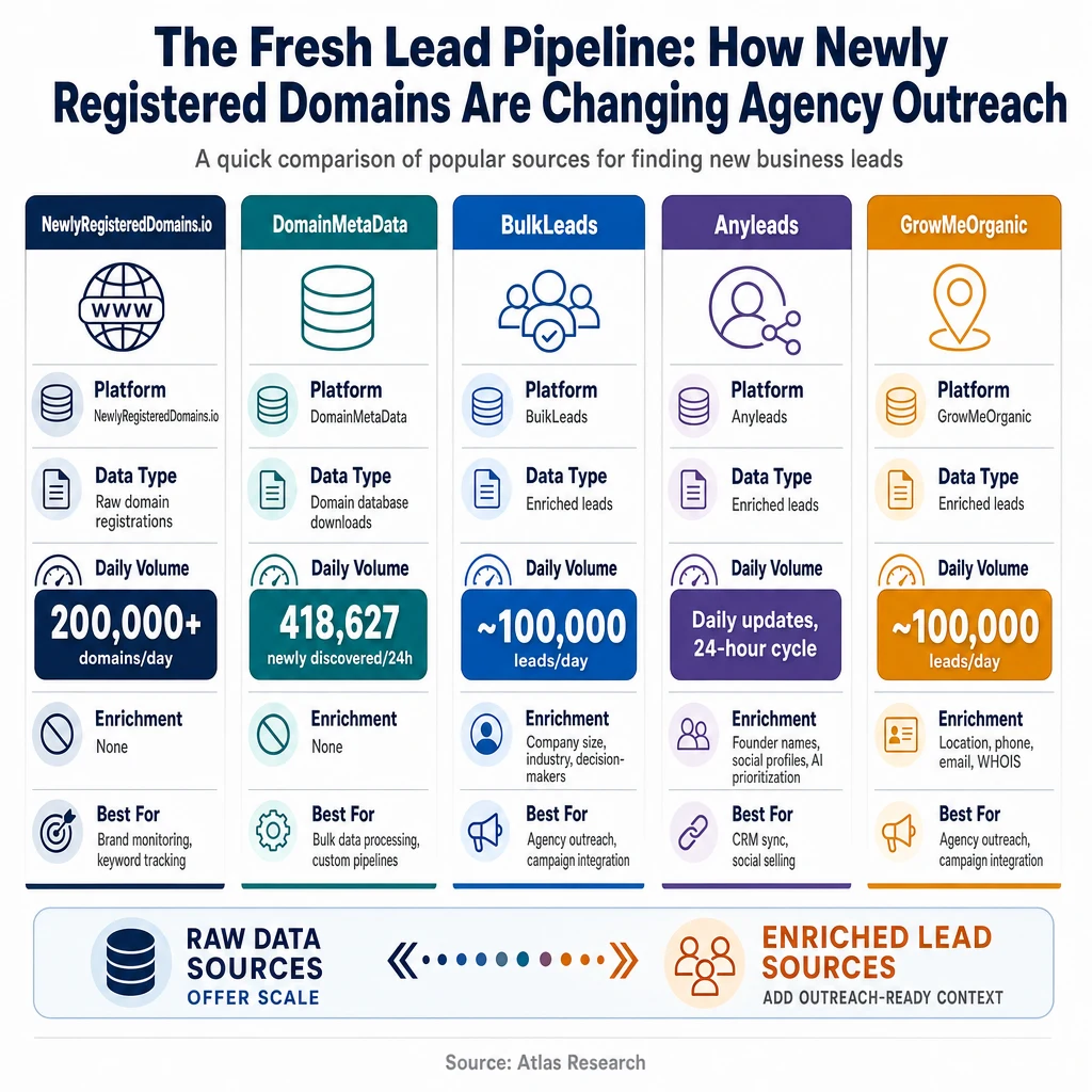 Infographic: The Fresh Lead Pipeline: How Newly Registered Domains Are Changing Agency Outreach